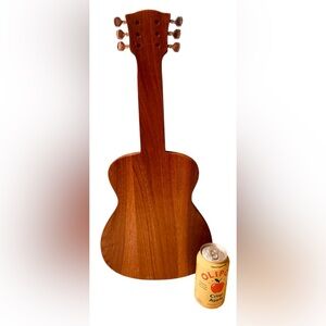 New Pottery Barn Handcrafted Guitar Serving Board Please read!